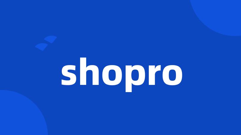 shopro