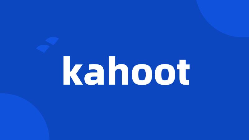 kahoot