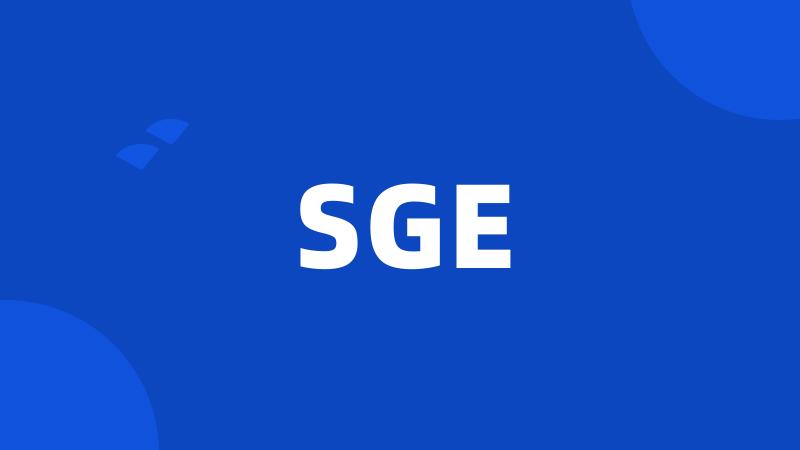 SGE