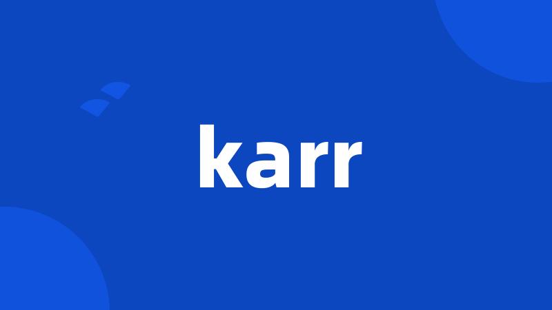 karr