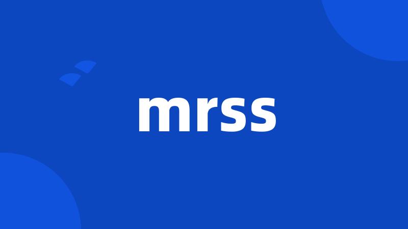 mrss