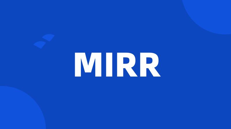 MIRR