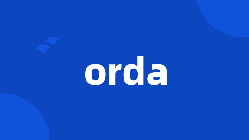 orda