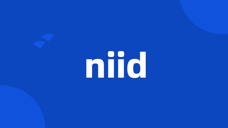 niid