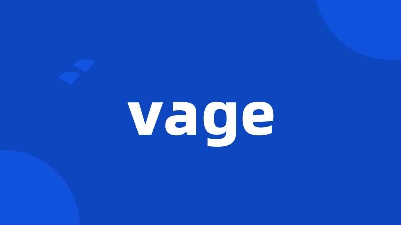 vage