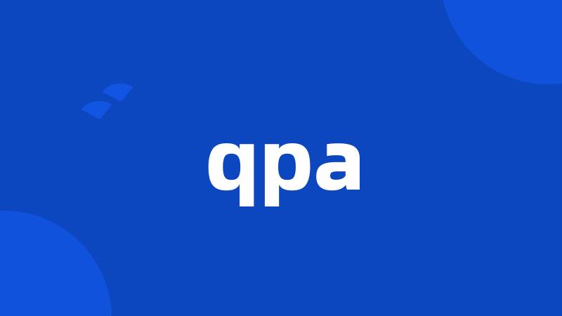 qpa