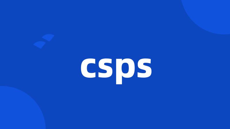 csps