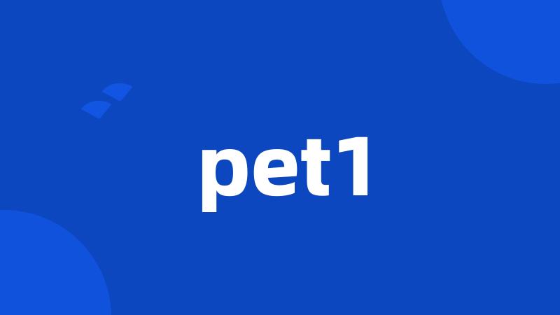 pet1