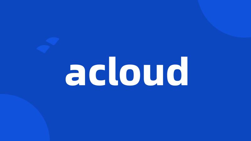 acloud