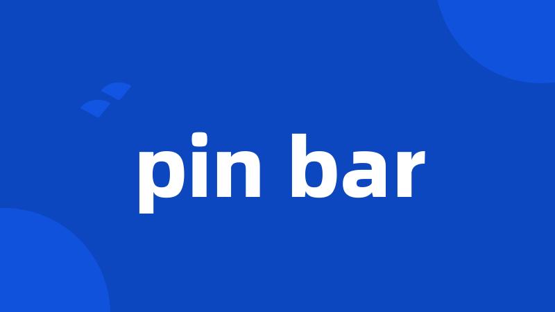 pin bar