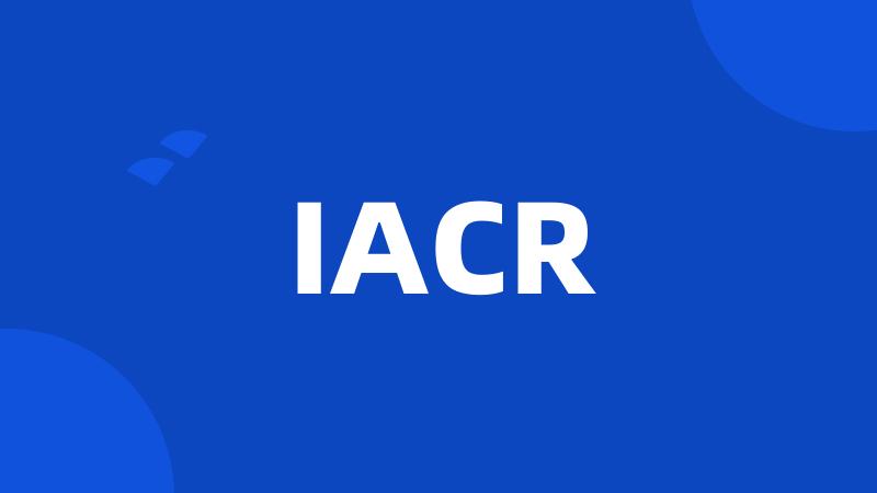 IACR