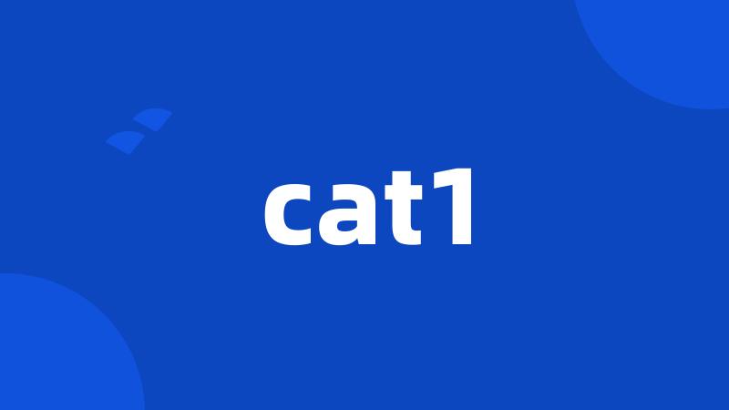 cat1