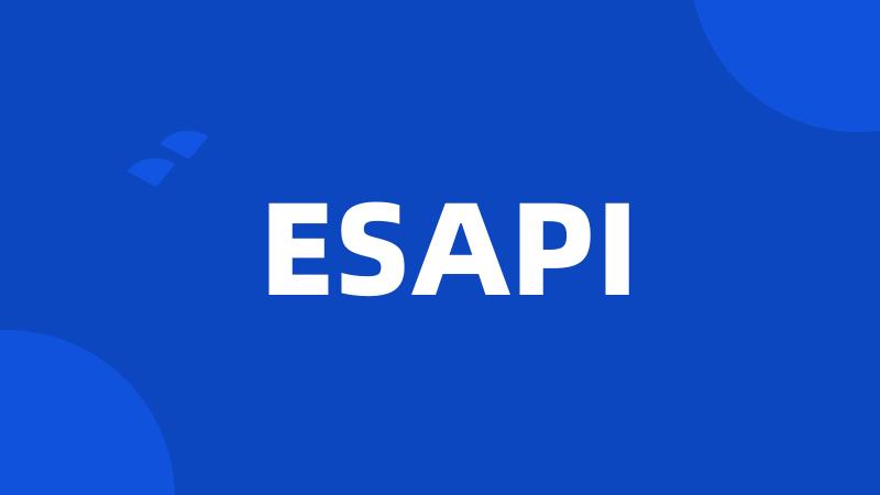 ESAPI