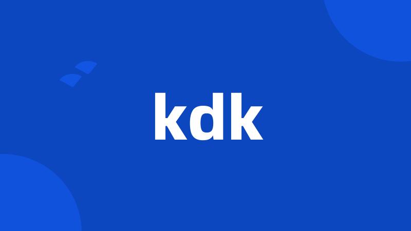 kdk