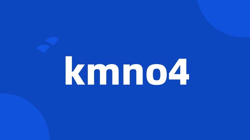 kmno4