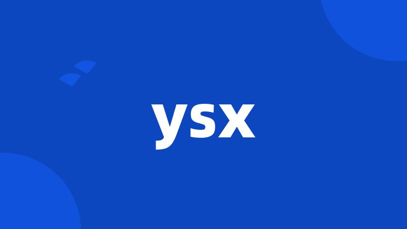 ysx