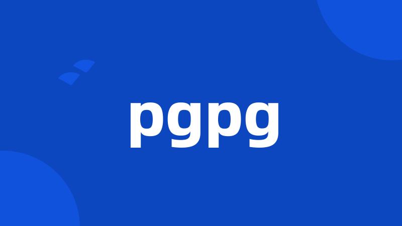 pgpg