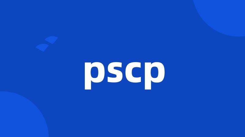 pscp