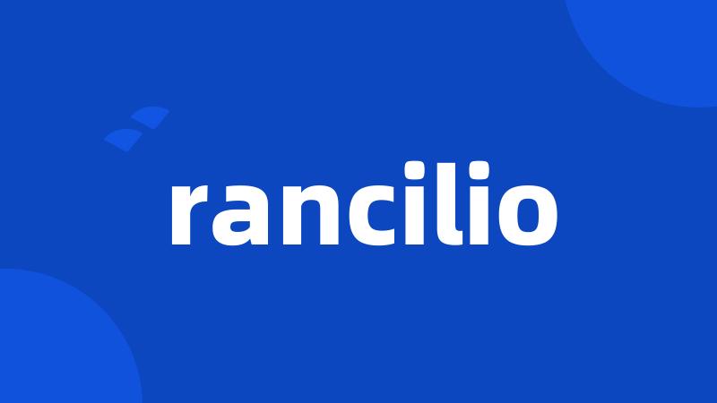 rancilio