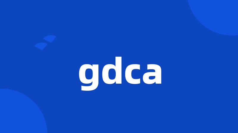 gdca