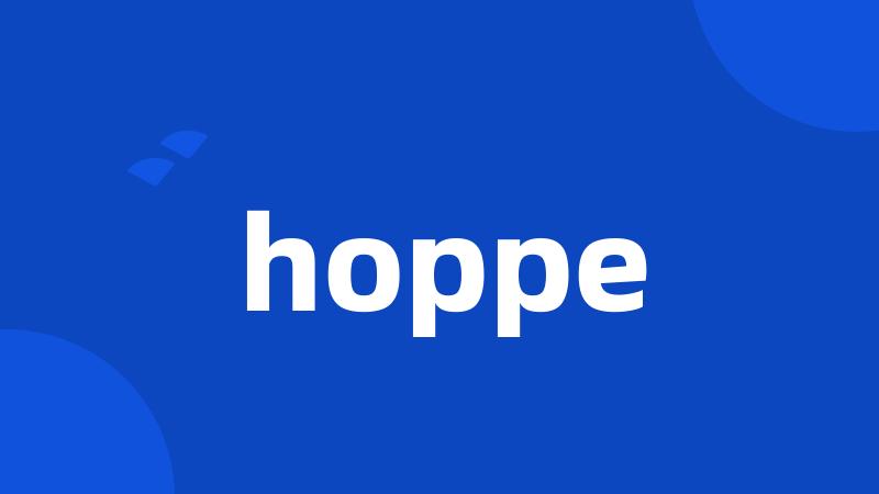 hoppe