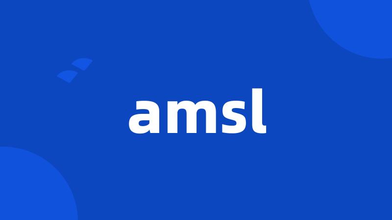 amsl