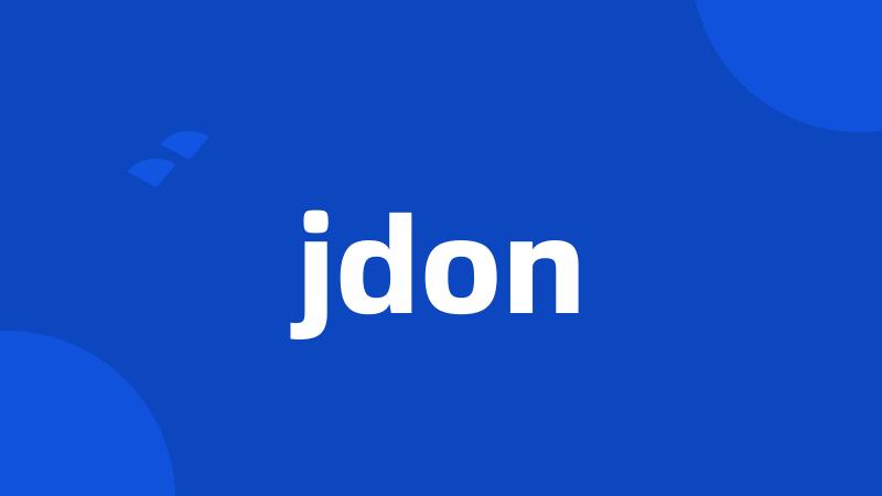 jdon