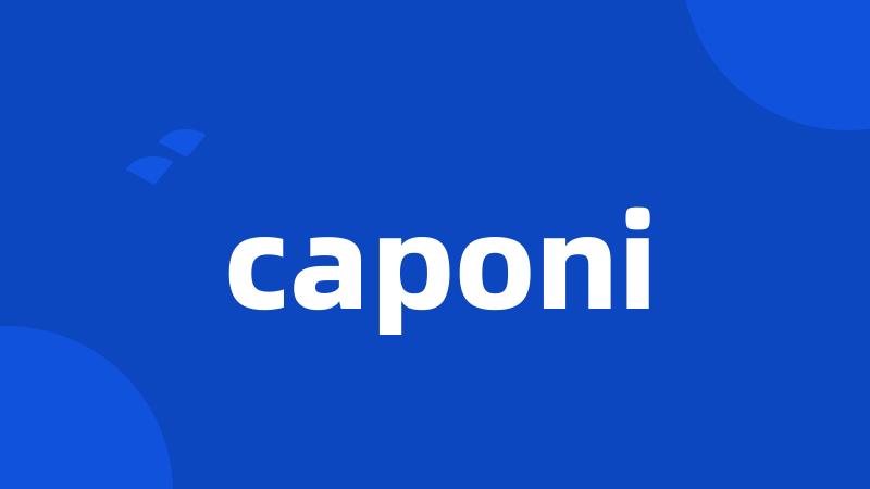 caponi