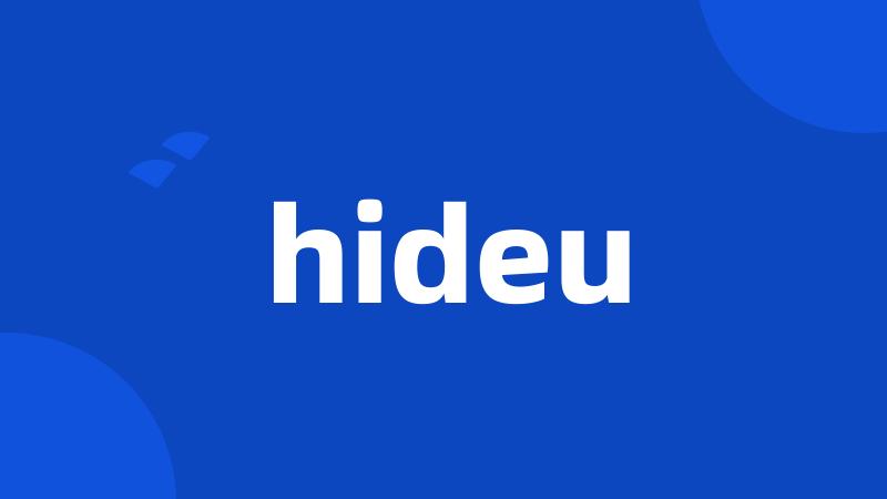 hideu