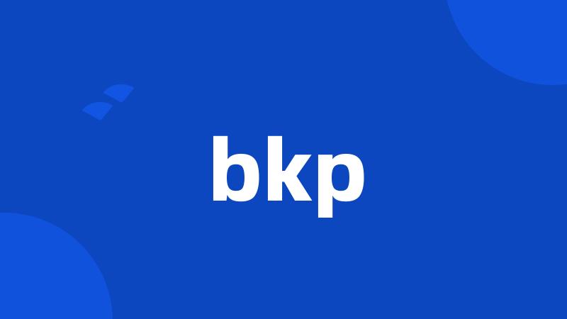 bkp