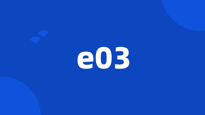 e03