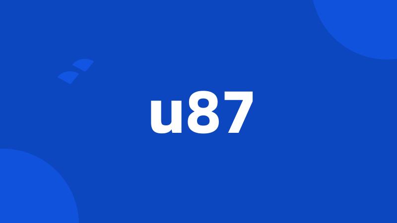 u87