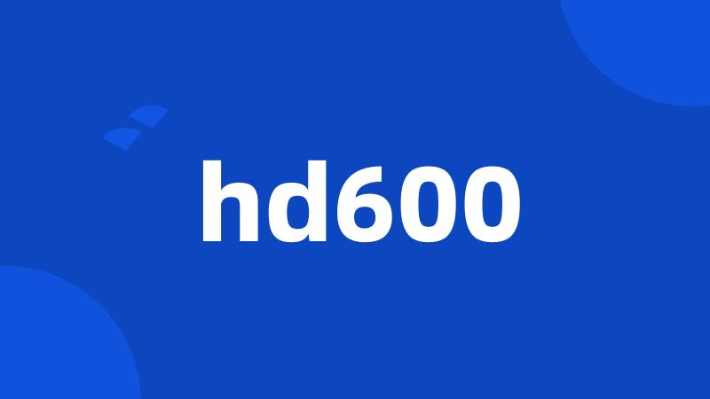 hd600