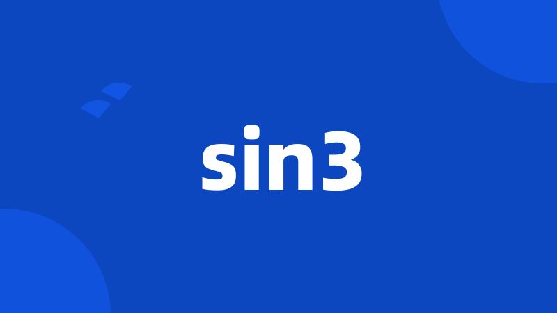 sin3