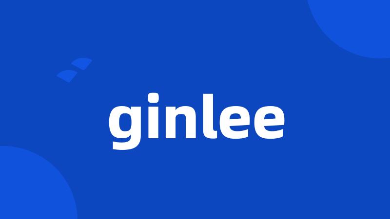 ginlee