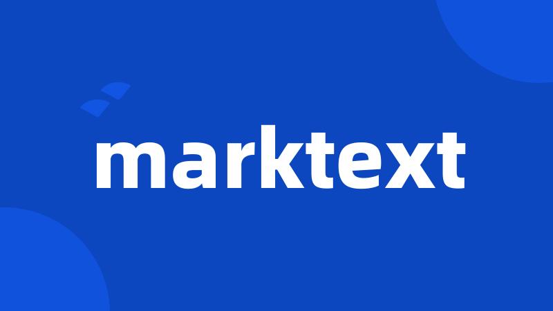 marktext