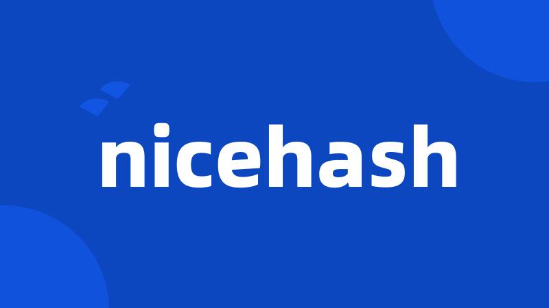 nicehash