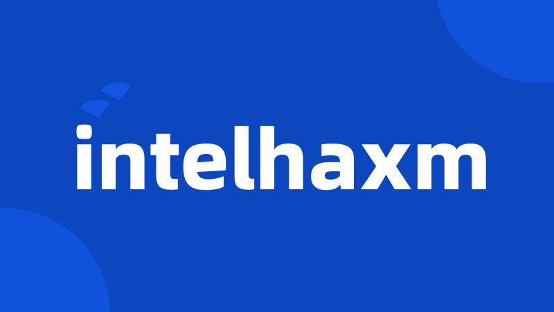 intelhaxm