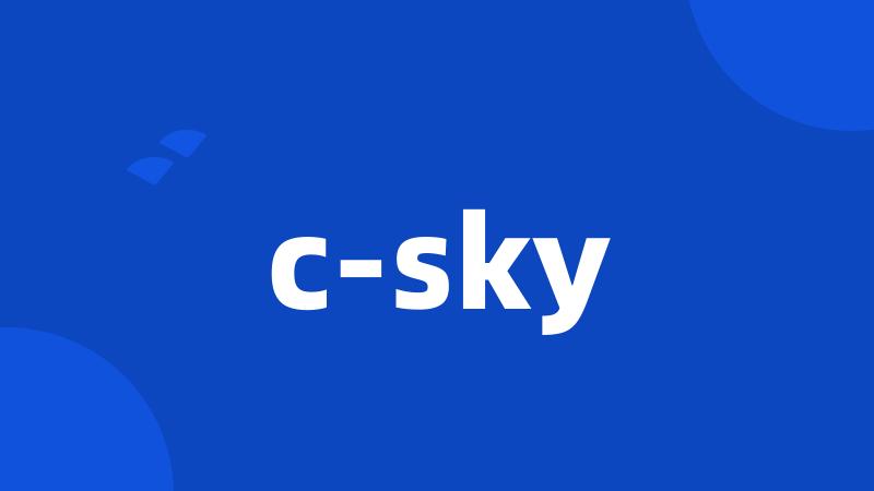 c-sky