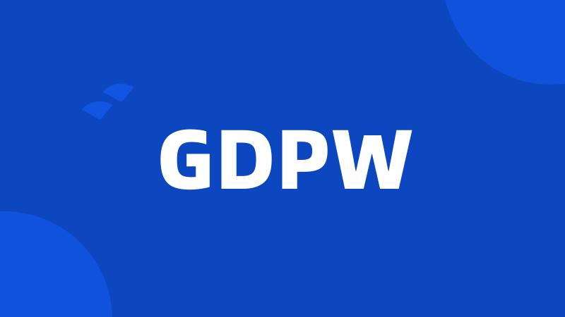 GDPW