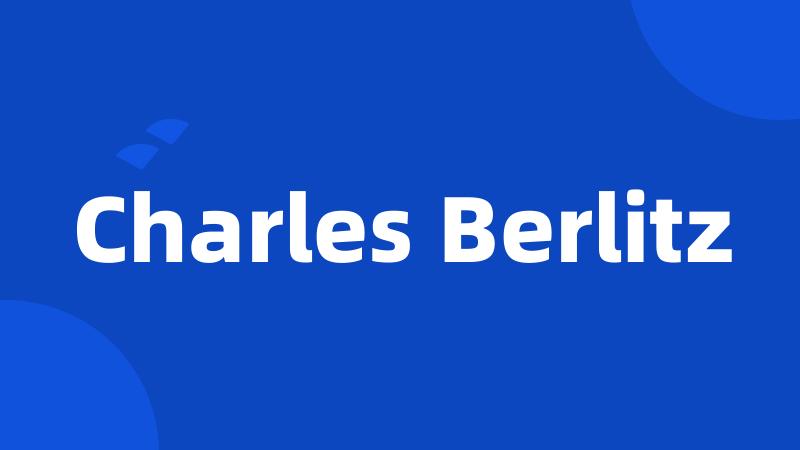 Charles Berlitz