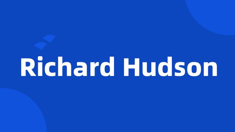 Richard Hudson