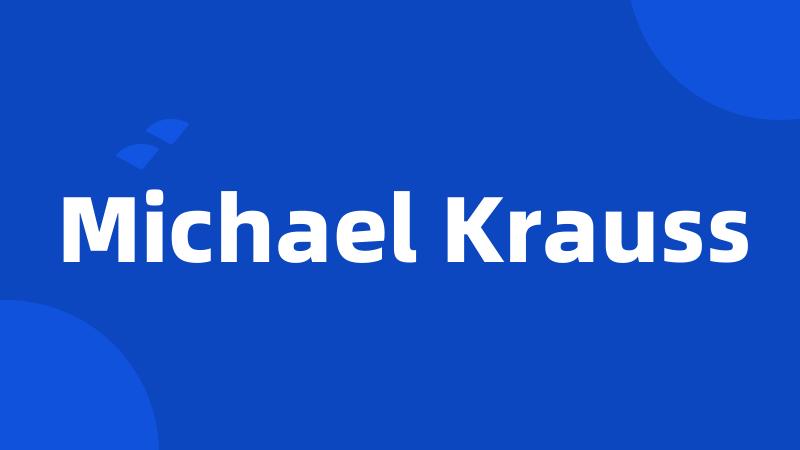 Michael Krauss