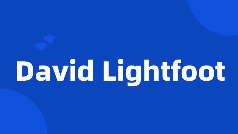 David Lightfoot