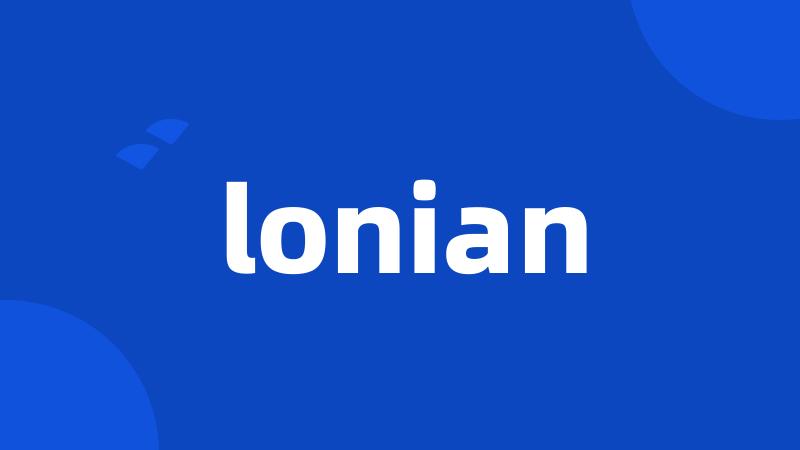 lonian