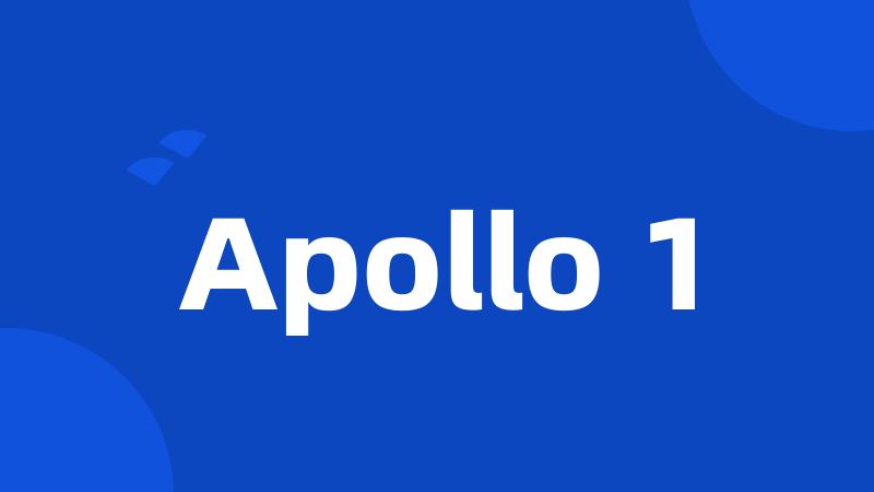 Apollo 1