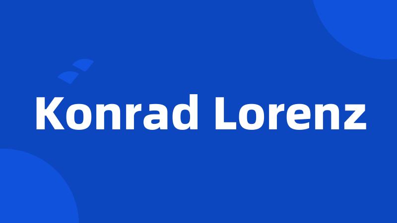 Konrad Lorenz