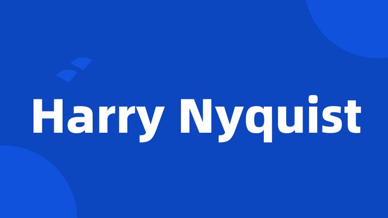 Harry Nyquist