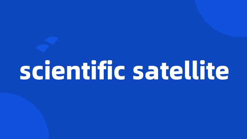 scientific satellite