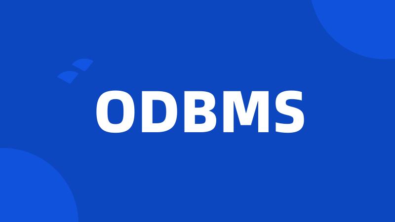 ODBMS